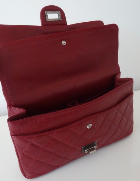 SAC CHANEL 2.55 JUMBO ROUGE