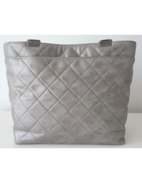 SAC CHANEL SHOPPPING GRIS