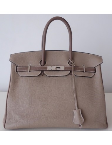 Sac Hermes Birkin 35 bicolore