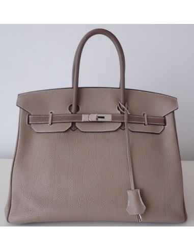 Sac Hermes Birkin 35 bicolore