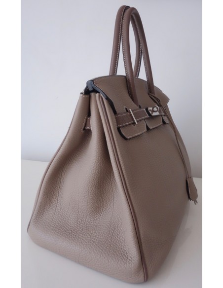 Sac Hermes Birkin 35 bicolore