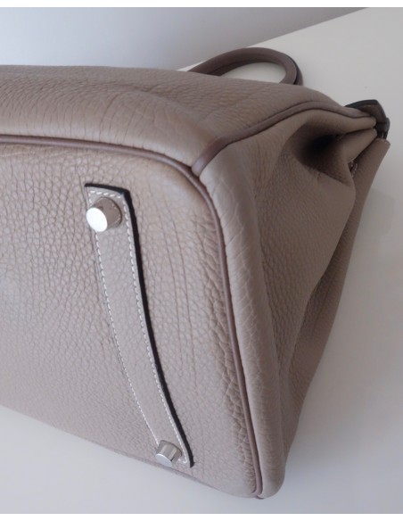 Sac Hermes Birkin 35 bicolore