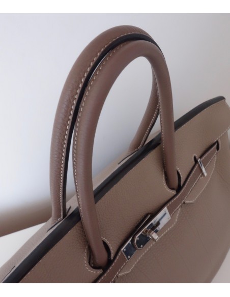 Sac Hermes Birkin 35 bicolore