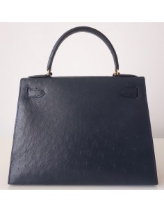 SAC HERMES KELLY 28 AUTRUCHE 2