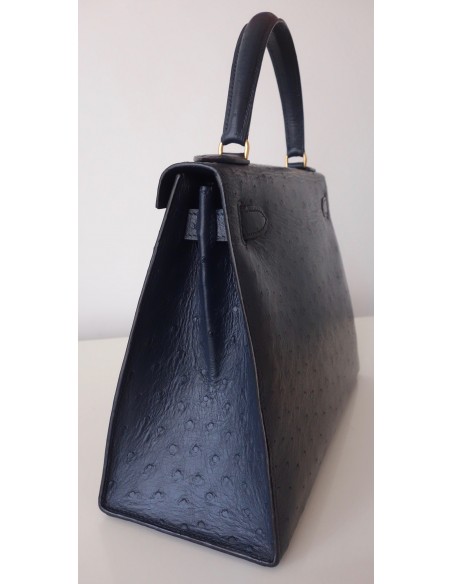 SAC HERMES KELLY 28 AUTRUCHE