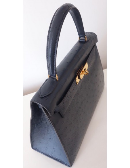 SAC HERMES KELLY 28 AUTRUCHE