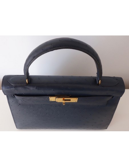 SAC HERMES KELLY 28 AUTRUCHE