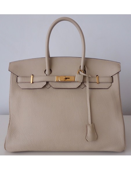 SAC HERMES BIRKIN 35 PARCHEMIN