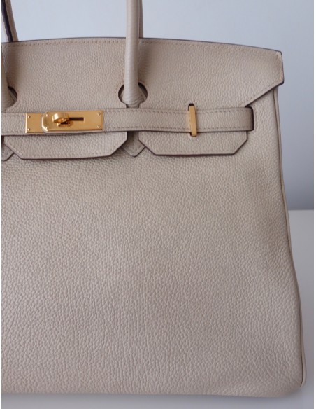 SAC HERMES BIRKIN 35 PARCHEMIN