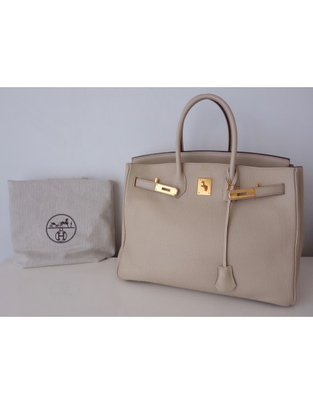 SAC HERMES BIRKIN 35 PARCHEMIN