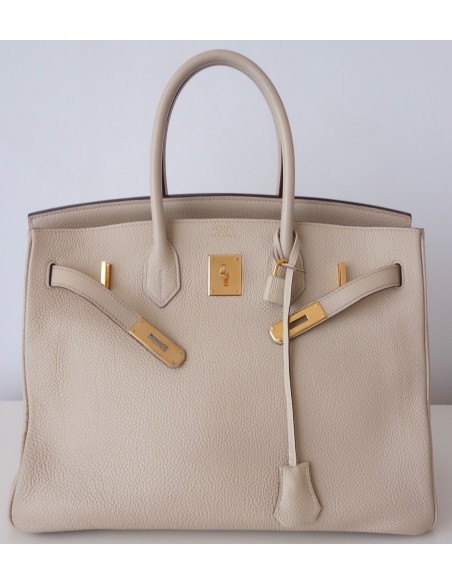 SAC HERMES BIRKIN 35 PARCHEMIN