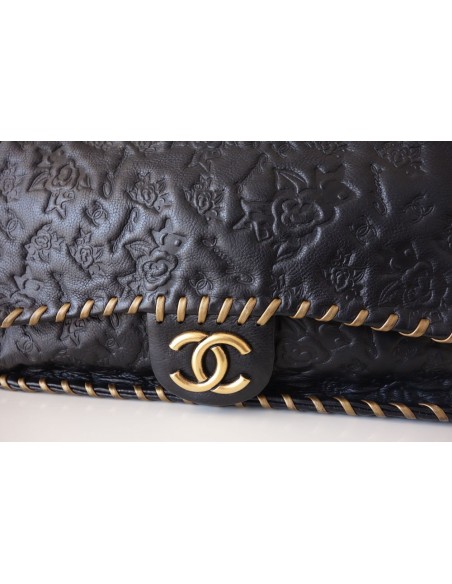 SAC CHANEL NOIR CAMELIA