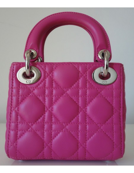 SAC MINI LADY DIOR ROSE