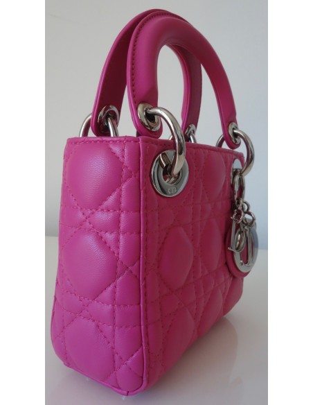 SAC MINI LADY DIOR ROSE