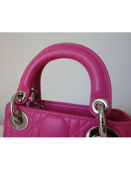 SAC MINI LADY DIOR ROSE