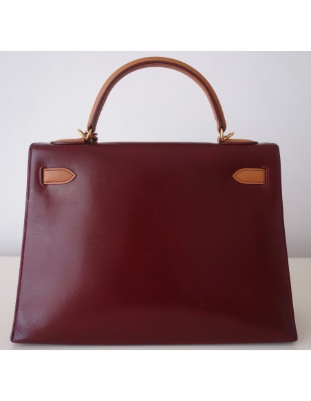 SAC HERMES KELLY TRICOLORE 32