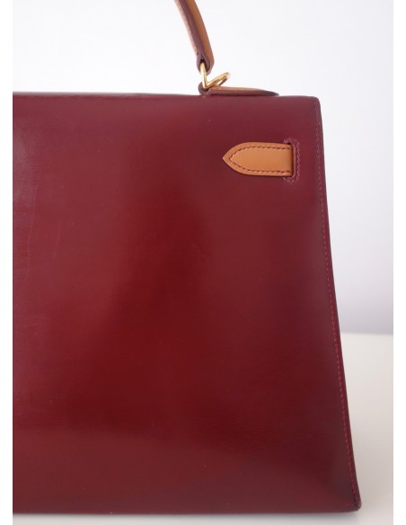 SAC HERMES KELLY TRICOLORE 32