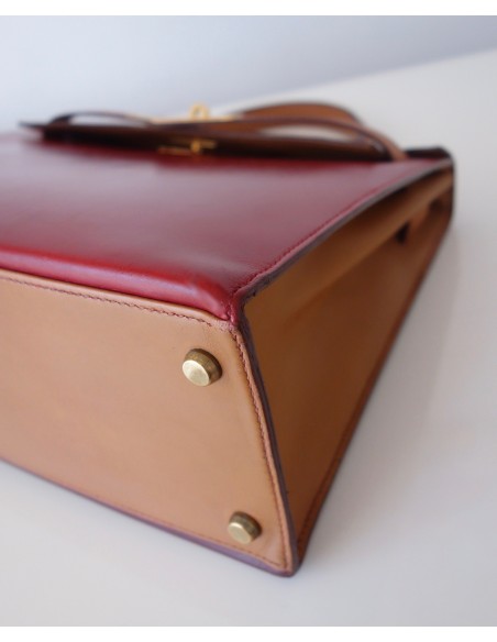 SAC HERMES KELLY TRICOLORE 32