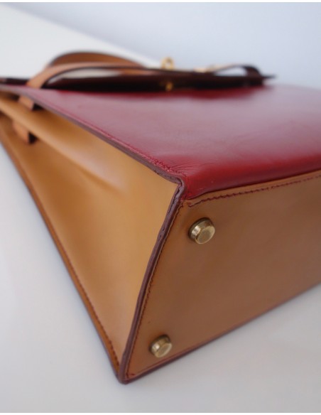 SAC HERMES KELLY TRICOLORE 32