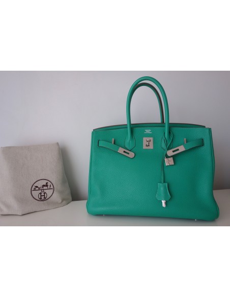 SAC HERMES BIRKIN 35 MENTHE