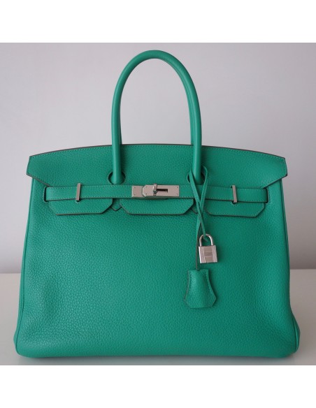 SAC HERMES BIRKIN 35 MENTHE