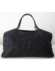 SAC CHANEL SHOPPING CUIR NOIR 2