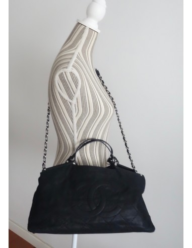 SAC CHANEL SHOPPING CUIR NOIR SAC CHANEL SHOPPING CUIR NOIR
