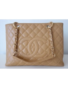 SAC CHANEL SHOPPING GST BEIGE