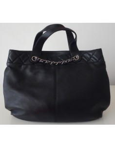 SAC CHANEL SHOPPING NOIR 2