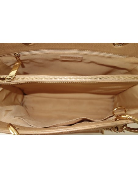 SAC CHANEL SHOPPING GST BEIGE