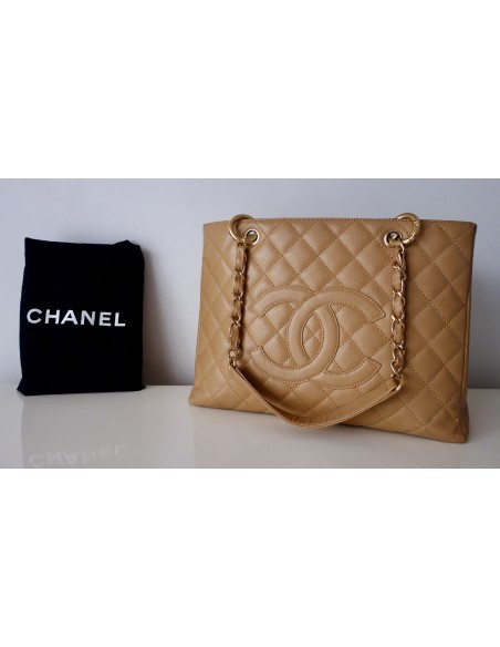 SAC CHANEL SHOPPING GST BEIGE