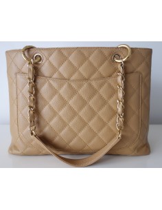 SAC CHANEL SHOPPING GST BEIGE 2