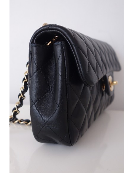 SAC CHANEL CLASSIQUE BAGUETTE NOIR