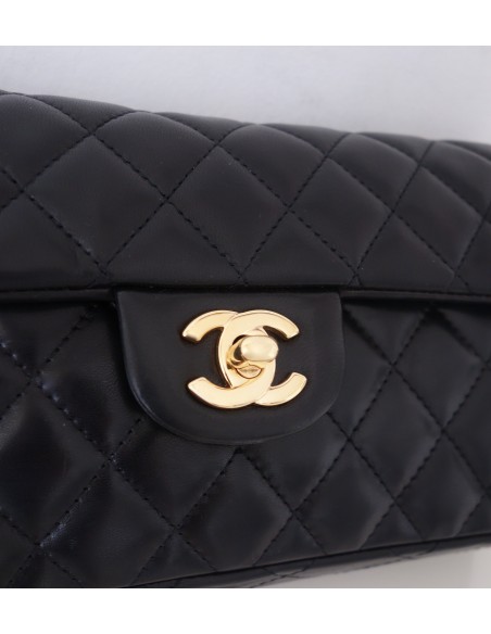 SAC CHANEL CLASSIQUE BAGUETTE NOIR