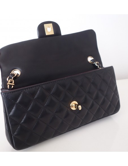 SAC CHANEL CLASSIQUE BAGUETTE NOIR