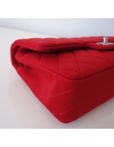 SAC CHANEL CLASSIQUE JERSEY ROUGE SAC CHANEL CLASSIQUE JERSEY ROUGE