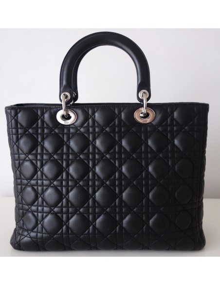 SAC LADY DIOR NOIR GM