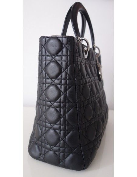 SAC LADY DIOR NOIR GM