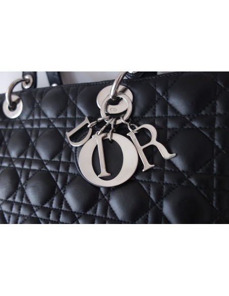 SAC LADY DIOR NOIR GM