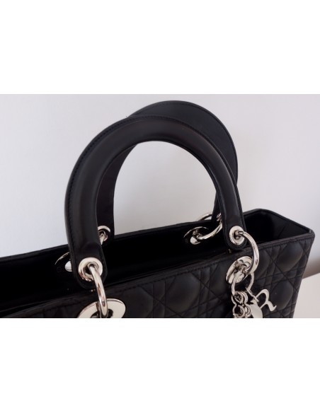 SAC LADY DIOR NOIR GM