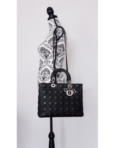 SAC LADY DIOR NOIR GM