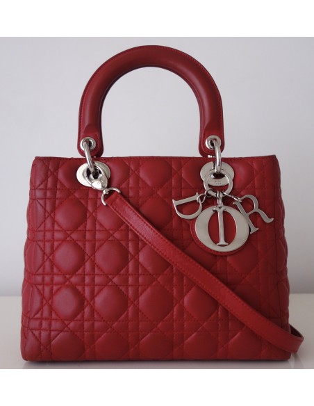 SAC LADY DIOR ROUGE