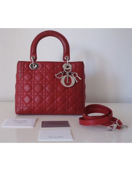 SAC LADY DIOR ROUGE