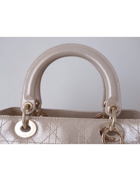 SAC LADY DIOR CHAMPAGNE