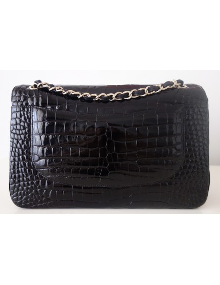 SAC CHANEL CLASSIQUE ALLIGATOR NOIR