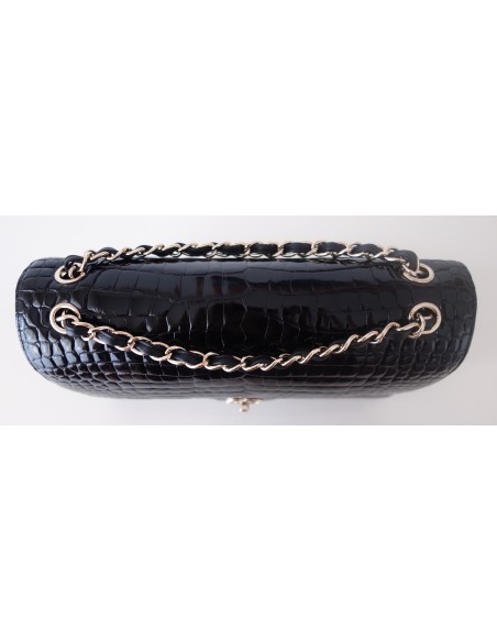 SAC CHANEL CLASSIQUE ALLIGATOR NOIR