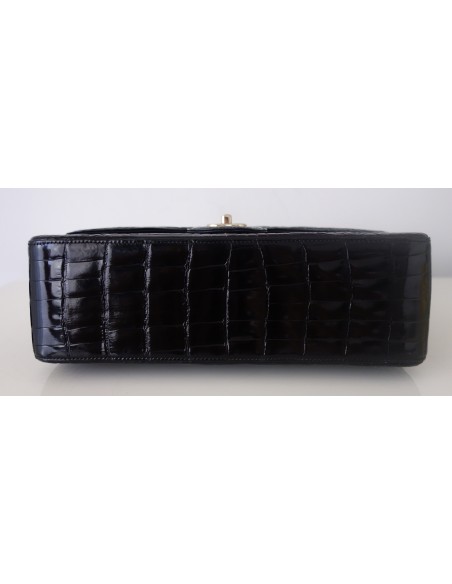 SAC CHANEL CLASSIQUE ALLIGATOR NOIR