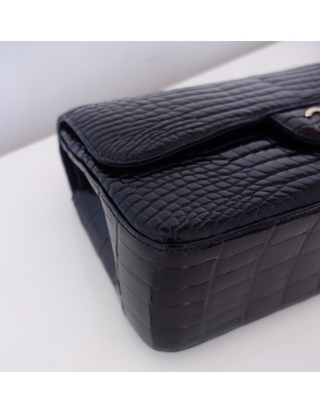 SAC CHANEL CLASSIQUE ALLIGATOR NOIR