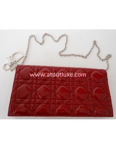 POCHETTE DIOR EVENING ROUGE