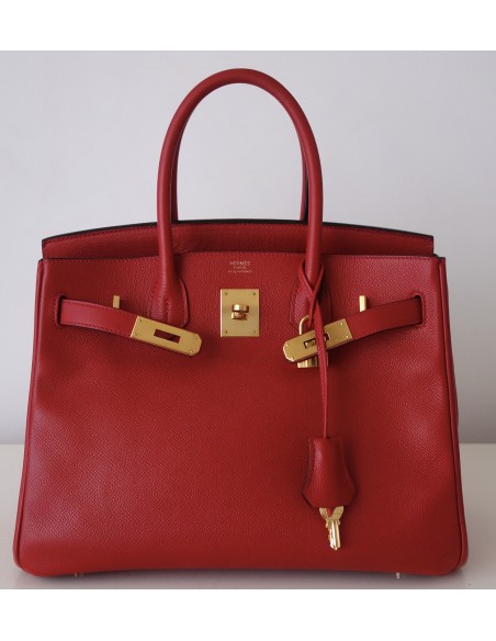 SAC HERMES BIRKIN ROUGE 30